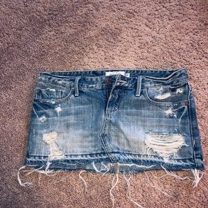 A&F Jean skirt